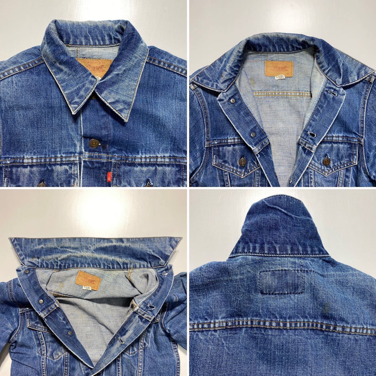 36】70s Levi's 70505 Denim Jacket 4th 70年代 リーバイス 70505
