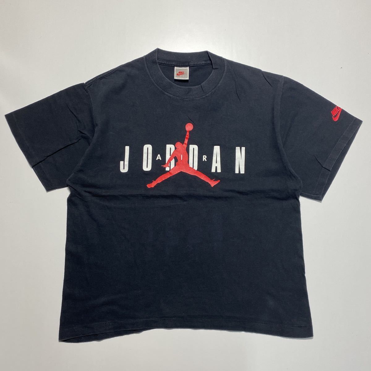 M】90s NIKE AIR JORDAN Jumpman Logo Print Tee 90年代 ナイキ エア