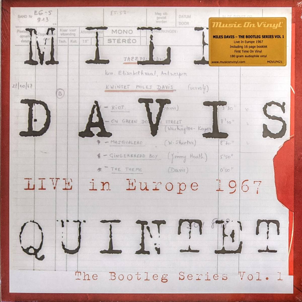 Miles Davis Quintet マイルス・デイビス - Live In Europe 1967 (The Bootleg Series  Vol. 1) 限定五枚組アナログ・レコード