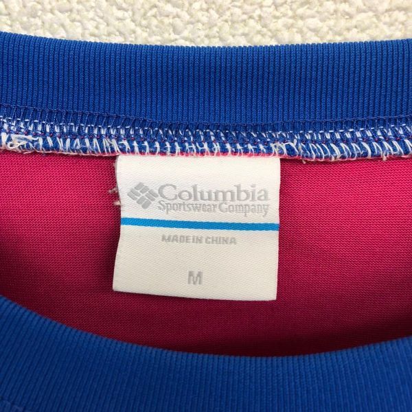 Columbia　コロンビア　長袖Tシャツ　ロンT　メンズ　Mサイズ　ポリシャツ　アウトドア　登山　キャンプ　バーベキュー_画像8