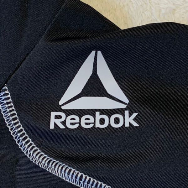 【美品】　Reebok　リーボック　トレーニングウェア　ジップウェア　インナーウェア　ブラック　メンズ　Lサイズ　吸汗速乾_画像6