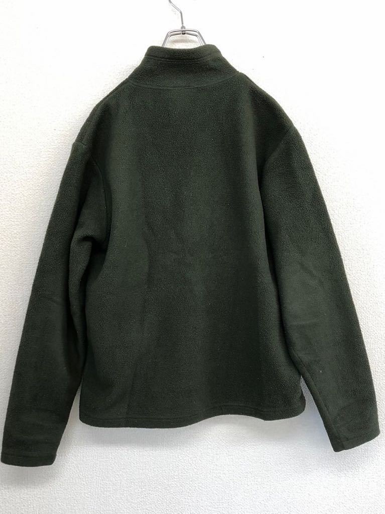希少 レア NTT Docomo USA Labs フリースジャケット ワークジャケット メンズ Sサイズ カナダ製 深緑色 非売品の画像2