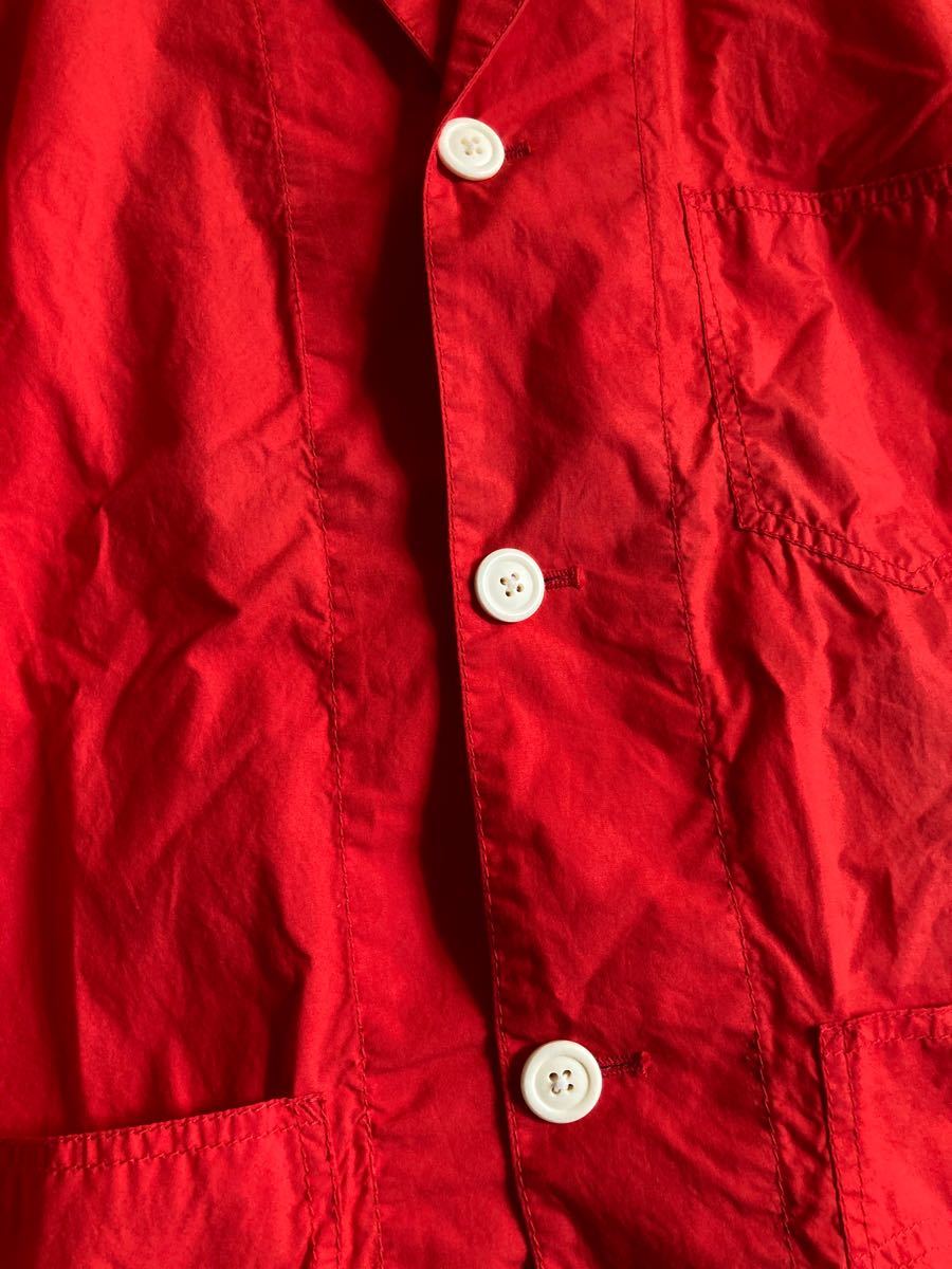 古着　Levi's リーバイス　シャツアウター　シャツジャケット　Lサイズ　赤　レッド　RED