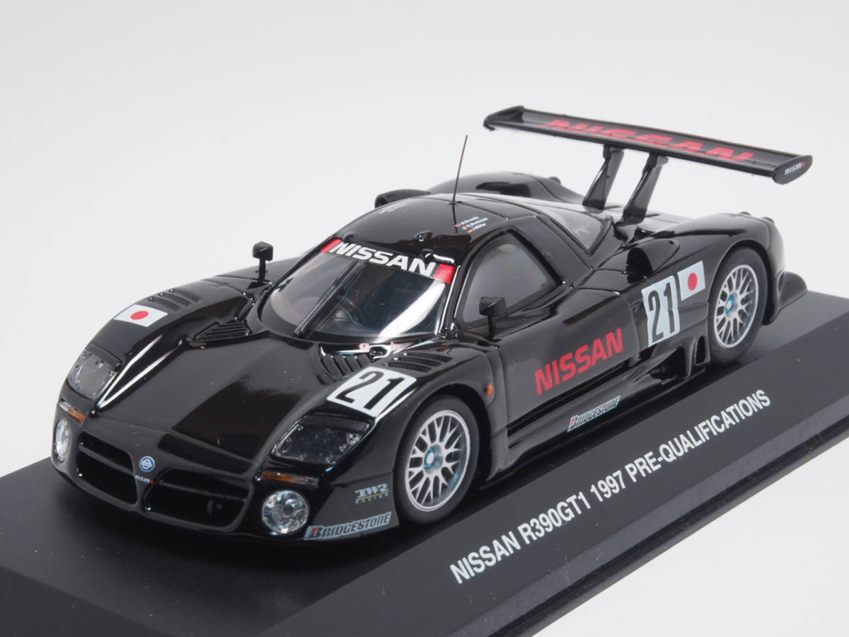 京商 1 43 ニッサン R390GT1 #21 1997 PRE-QUALIFICATIONS