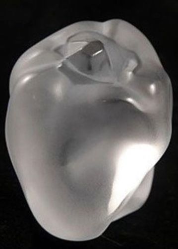 Lalique Cristal Poivre 7.6cm x 6.3cm Poiirron Neuf enボーテ1169600 ラリック