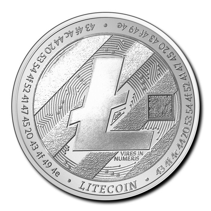 最新銀貨 1オンス銀貨 2020 1 oz Chad Crypto Series - LITEcoin .999