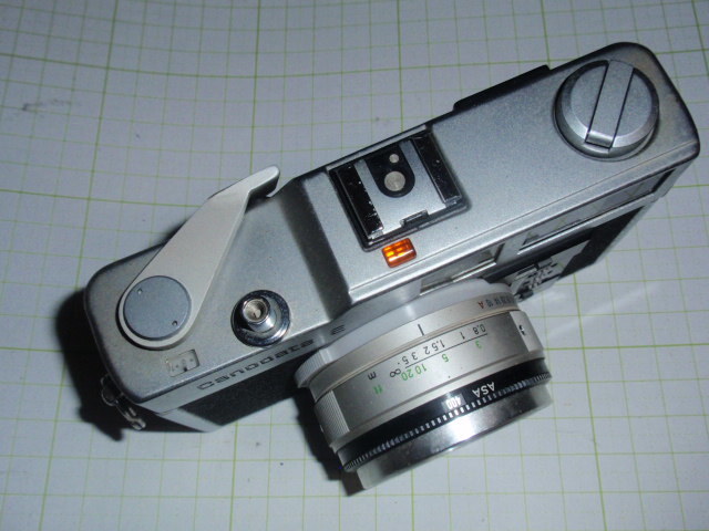 Camera-C-4 　Canon製フィルムカメラ　Canodate E_画像2