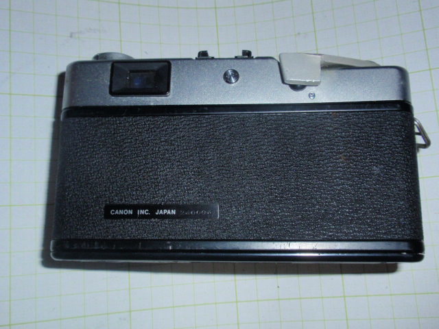 Camera-C-4 　Canon製フィルムカメラ　Canodate E_画像3