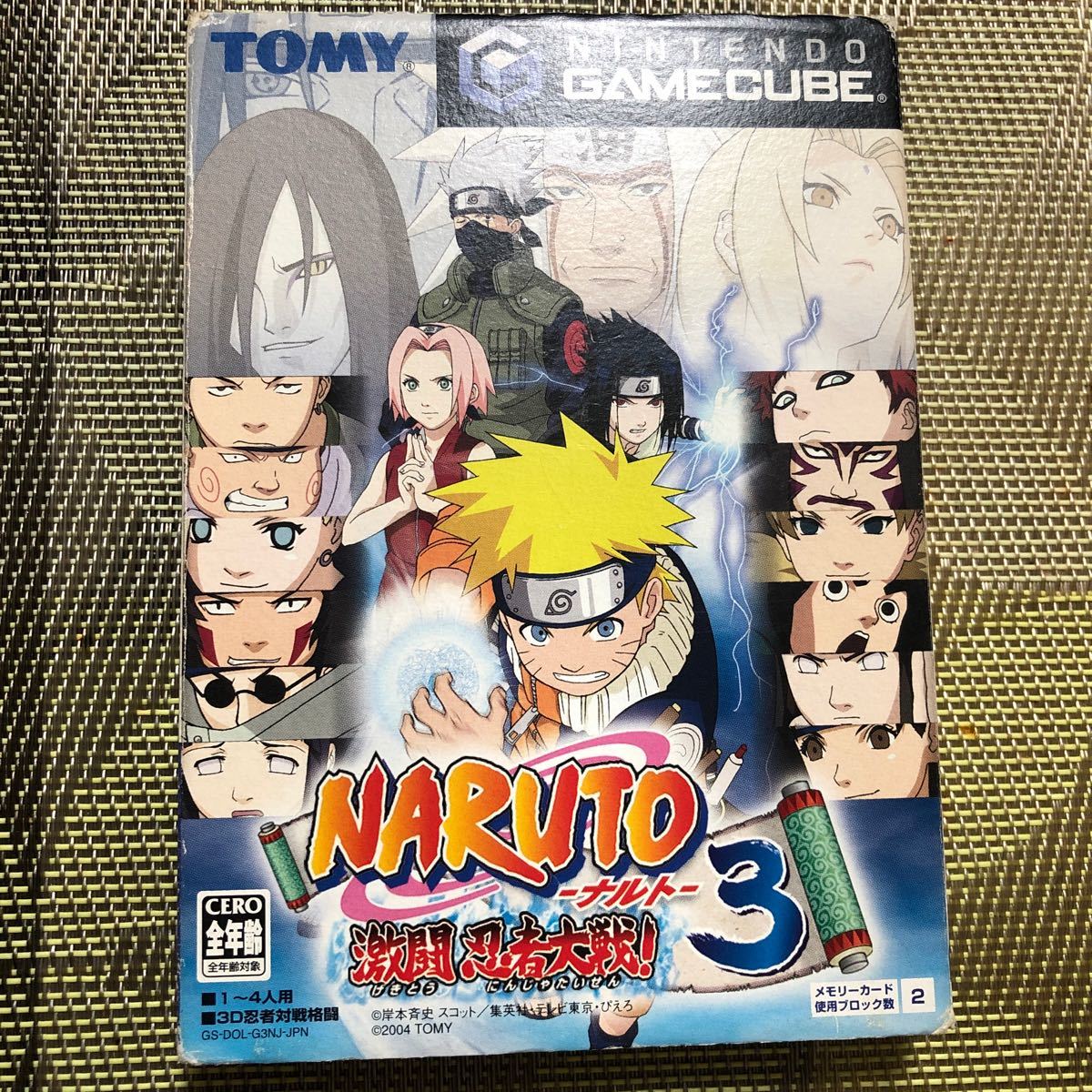 GC  ゲームキューブ　ＮＡＲＵＴＯナルト激闘忍者大戦！ ３