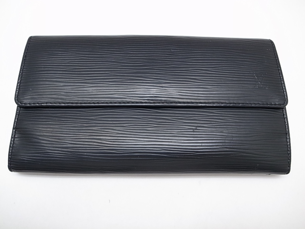 ルイヴィトン】エピ ポルトフォイユ・サラ 長財布 M63742 ブラック 黒