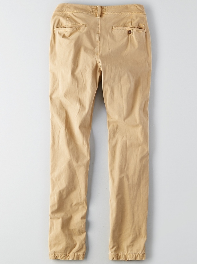 * free shipping * large size American Eagle 360 Extreme Flex chino pants ( field khaki )[US size /W44 -inch L32 -inch ]