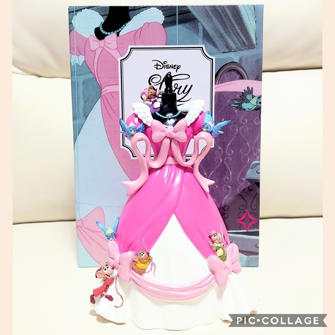 シンデレラ　ピンクドレス　フィギュア　ショップディズニー　ストーリーコレクション