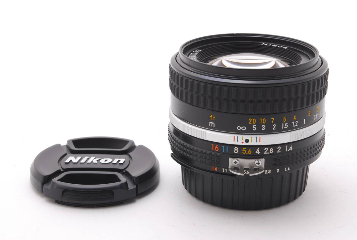 数々の賞を受賞 50mm Nikkor Ai Nikon f1.4s 動作も写りもOKです。概ね