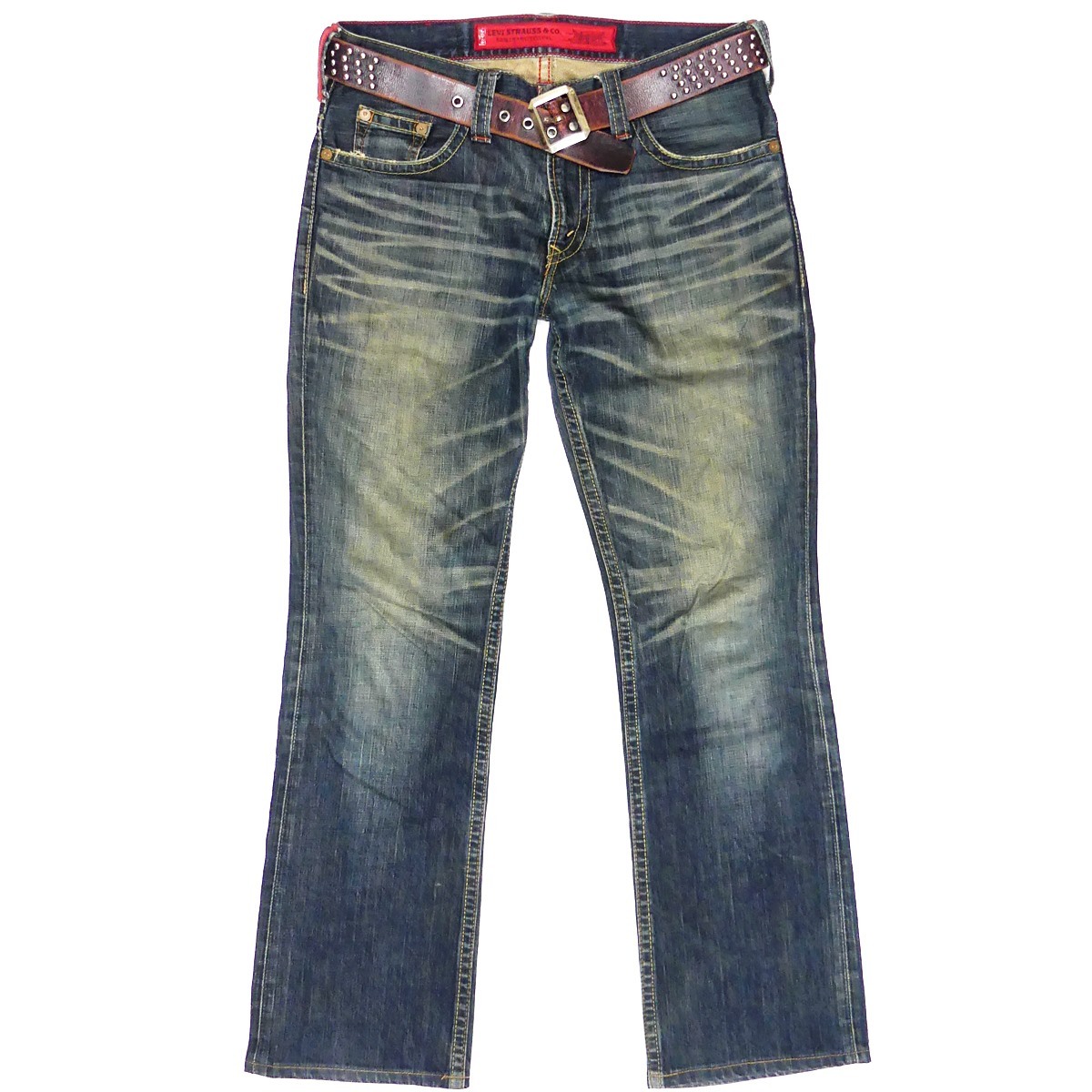 即決★リーバイス507★W31 ブーツカットジーンズ Levis メンズ デニム フレア 鬼ヒゲ パンツ ボトムス レッドループ NE507 ローライズ_画像2