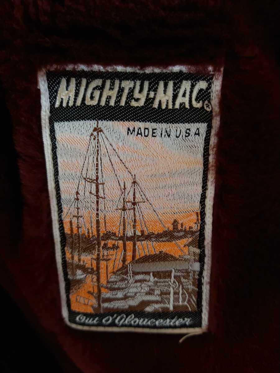 Mighty Mac マイティマック　シュノーケルパーカー　ビンテージ_画像4