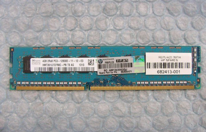 by11 240pin DDR3 1600 PC3-12800E 4GB ECC hynix_画像1
