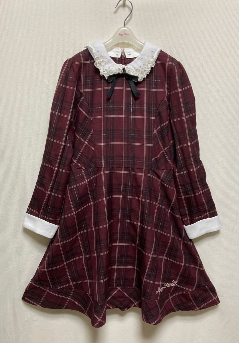 メゾピアノジュニア 女の子 L/160 卒服 フォーマル ワンピース メゾピアノジュニア 女の子 L/160 卒服 フォーマル ワンピース