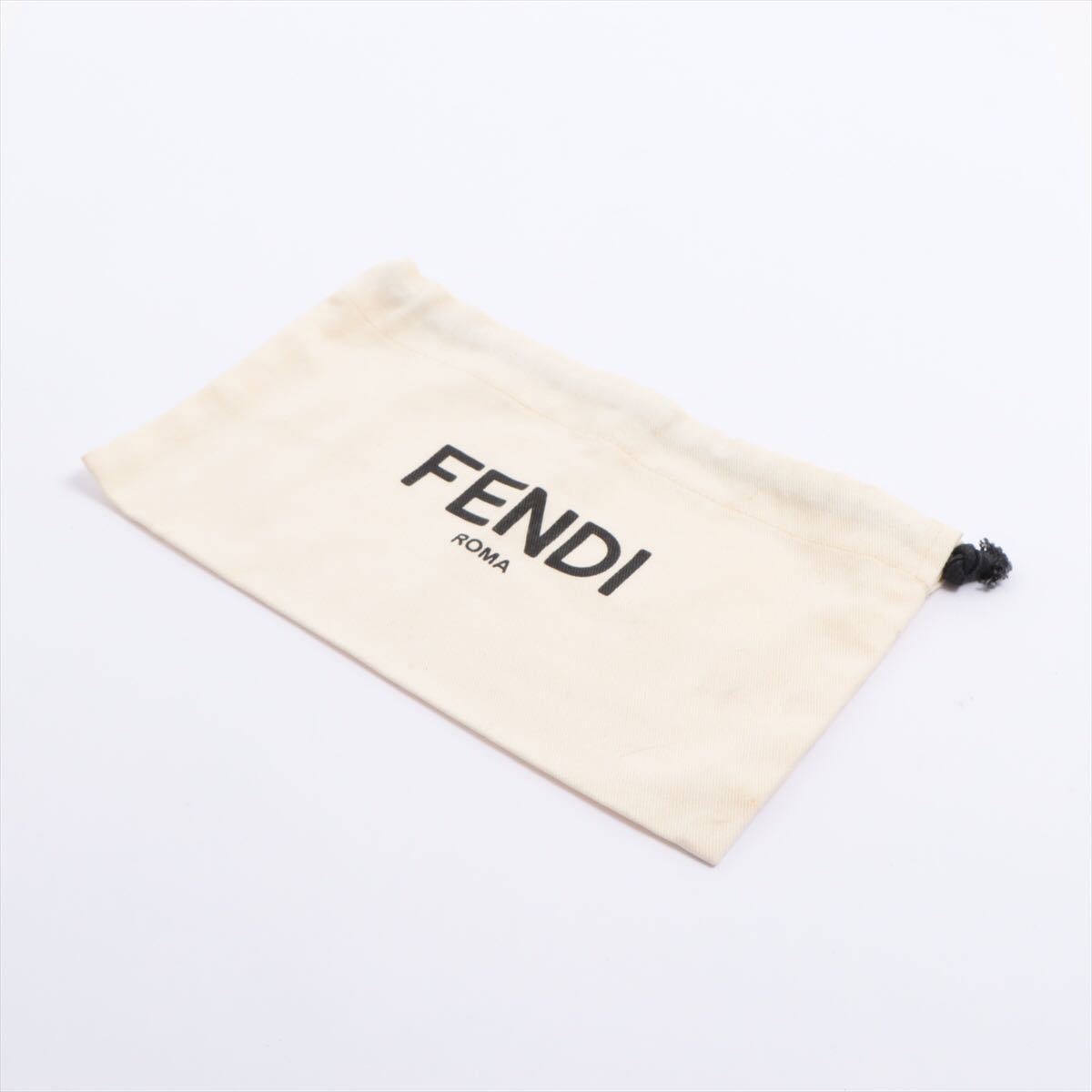 【中古全国送料無料】FENDI フェンディ モンスター バグズアイ 二つ折り長財布 マルチカラー