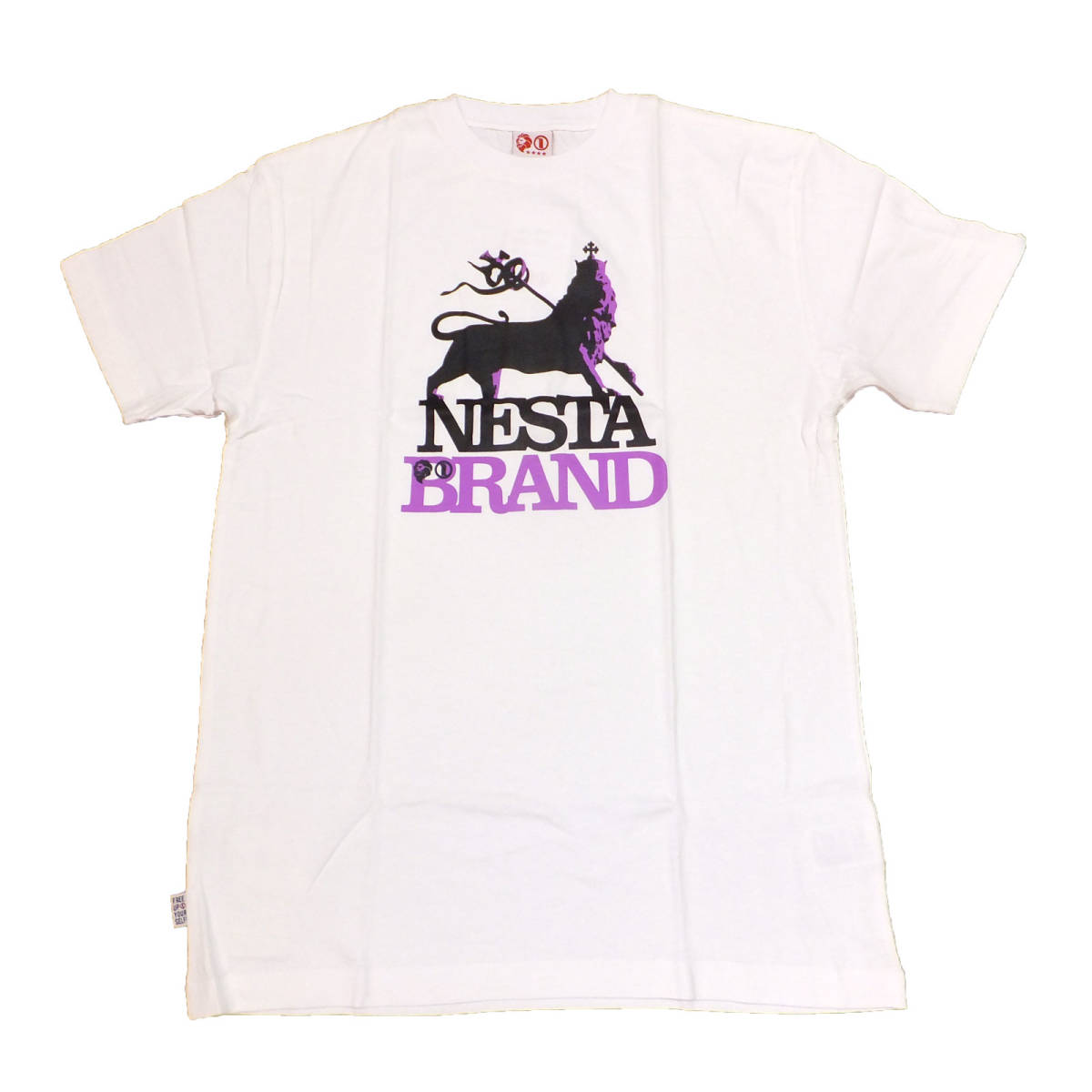 【送料無料】新品NESTA BRAND Tシャツ ネスタブランド正規品W-022 Sサイズ レゲエ ヒップホップ ダンス ストリート系 ライオン_画像1