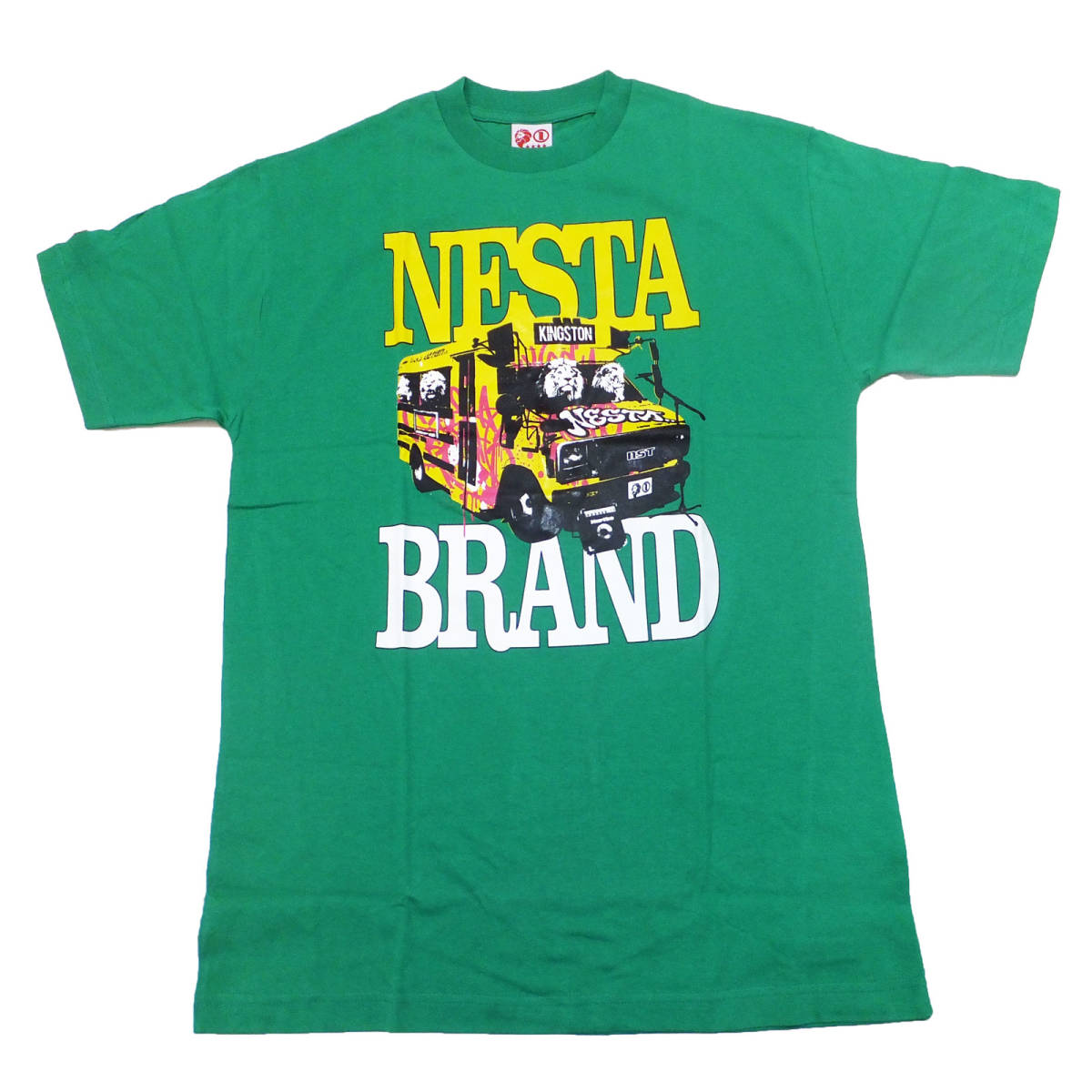 【送料無料】新品NESTA BRAND Tシャツ ネスタブランド正規品C-18 Lサイズ レゲエ ヒップホップ ダンス ストリート系 ライオン_画像1