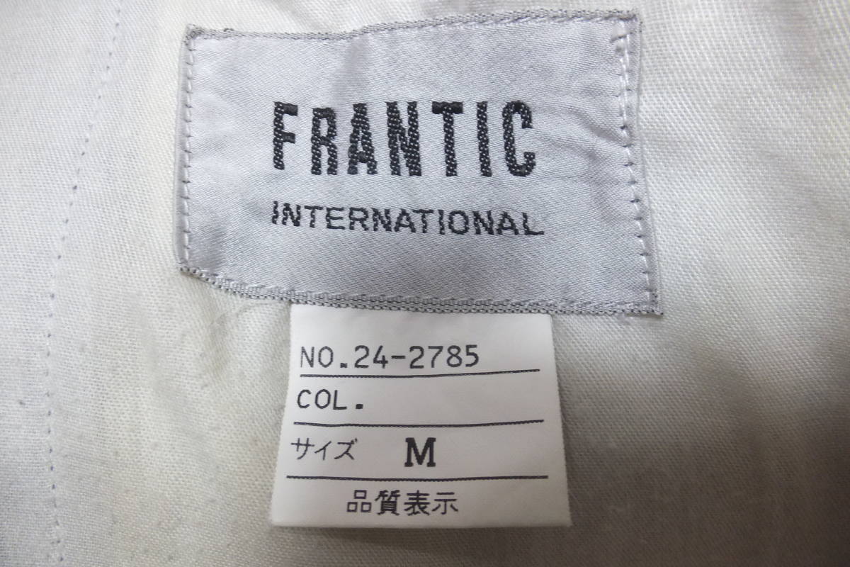 中古 【FRANTIC スラックス Mサイズ ７6cm 紺系】　丈直し(股下66cm)加工済　パンツ　ズボン_画像4