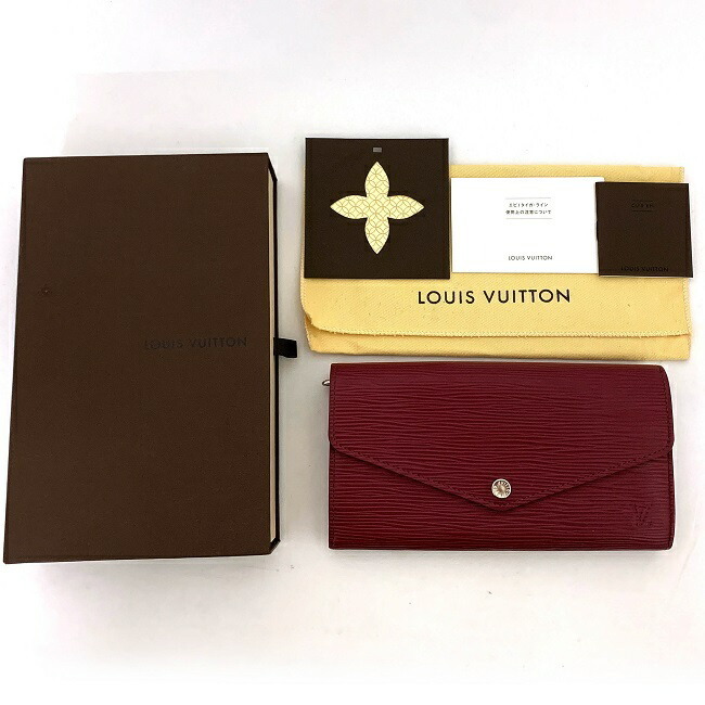 ルイヴィトン ポルトフォイユ サラ ピンク フューシャ エピ M60580 長財布 中古 LOUIS VUITTON_画像10