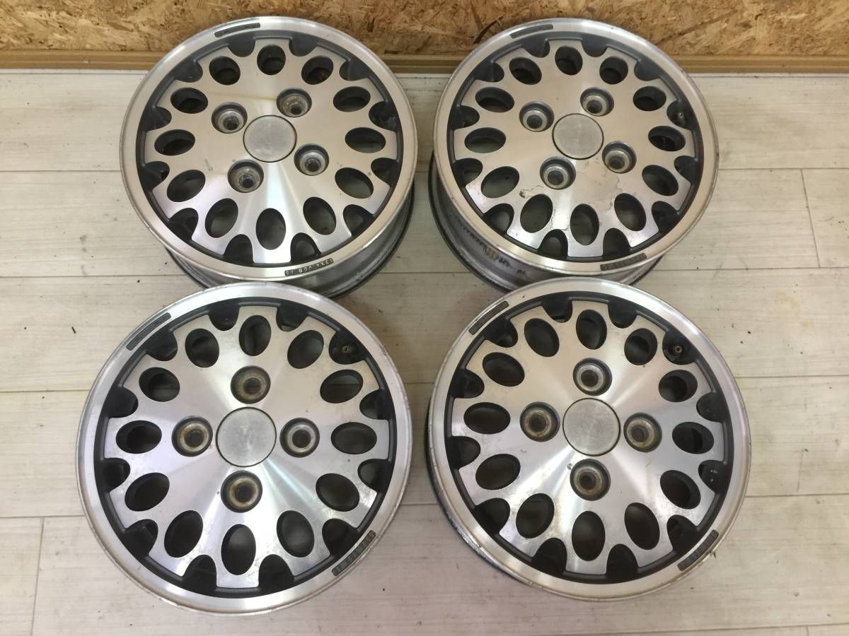 ② Alto Works CR22S original wheel 4 pcs set 13 -inch 4J 4 hole OFF+45 PCD114.3 F6A color 1FG 660cc CS22S CN21S CP21S CL11V