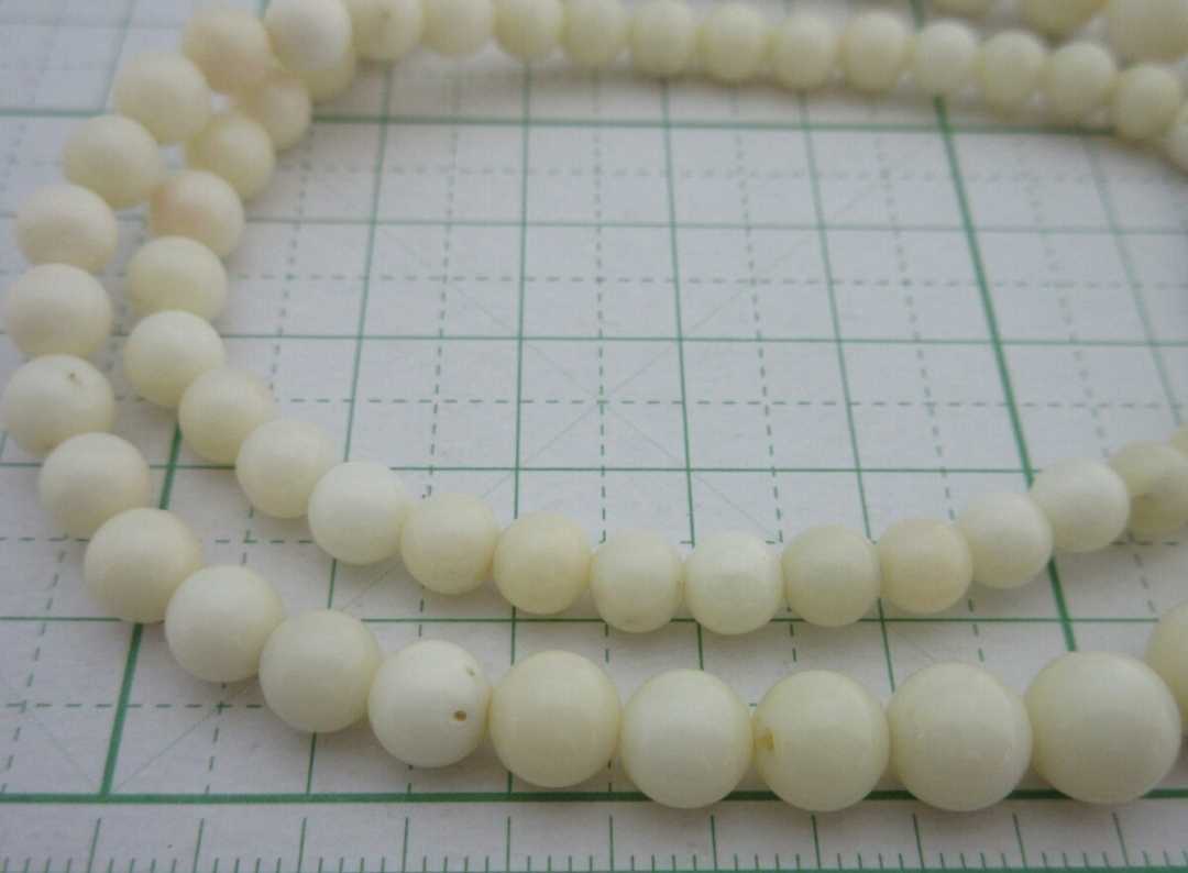 [TOP].. coral 24.3g necklace loose bracele netsuke e349.