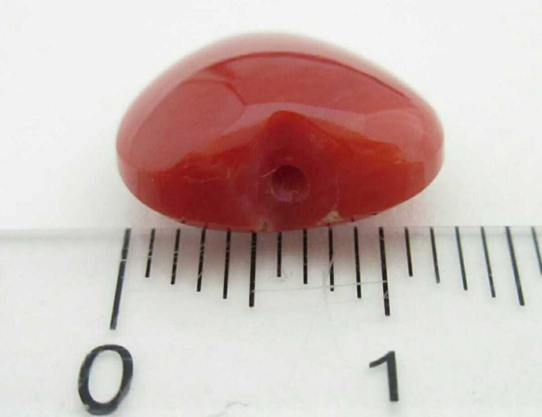 TOP】血赤珊瑚 サンゴ ルース 1.37g 指輪 リング ペンダントトップ