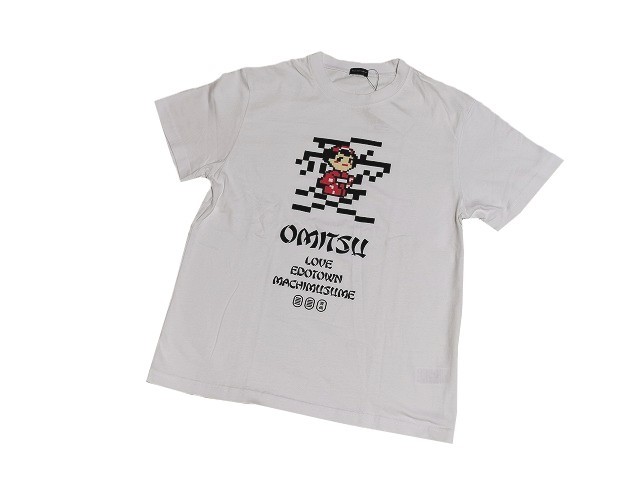 【新品】コナミ がんばれゴエモン 2 愛 OMITSU Tシャツ 半袖【M】白/ホワイト◆KONAMI WEGO ファミコン ゲーム WEGO_画像1