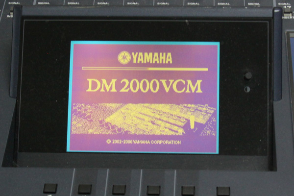 YAMAHA/ Yamaha digital mixer DM2000VCM meter Bridge attaching 007.