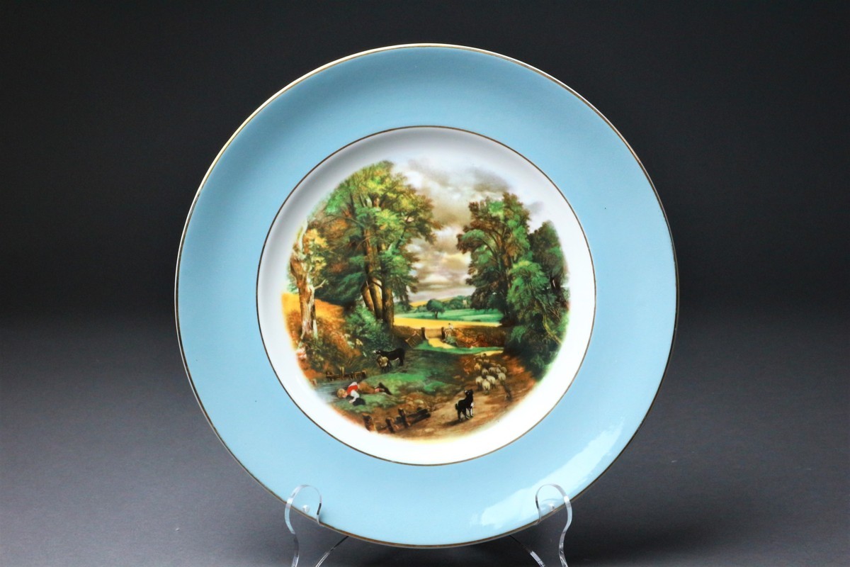 〓美品〓WEDGWOOD(ウェッジウッド) ハワイ限定‼絵皿たて付き