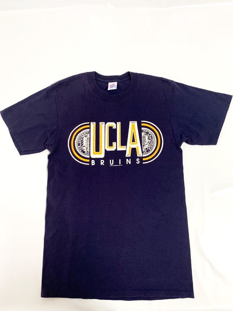 80年代 ビンテージ UCLA BRUINS カレッジTシャツ JERZEES アメリカ製 カリフォルニア大学 ロサンゼルス校 MADE IN USA プリント半袖Tシャツ