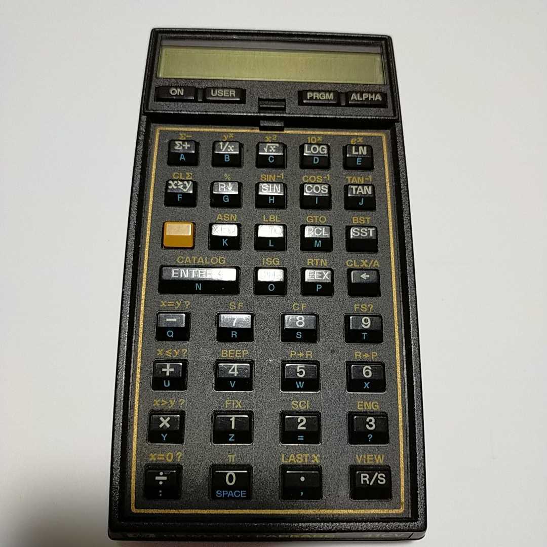 希少 プログラム関数電卓 HP-41CV ヒューレット・パッカード 逆 希少 プログラム関数電卓 HP-41CV ヒューレット・パッカード 逆