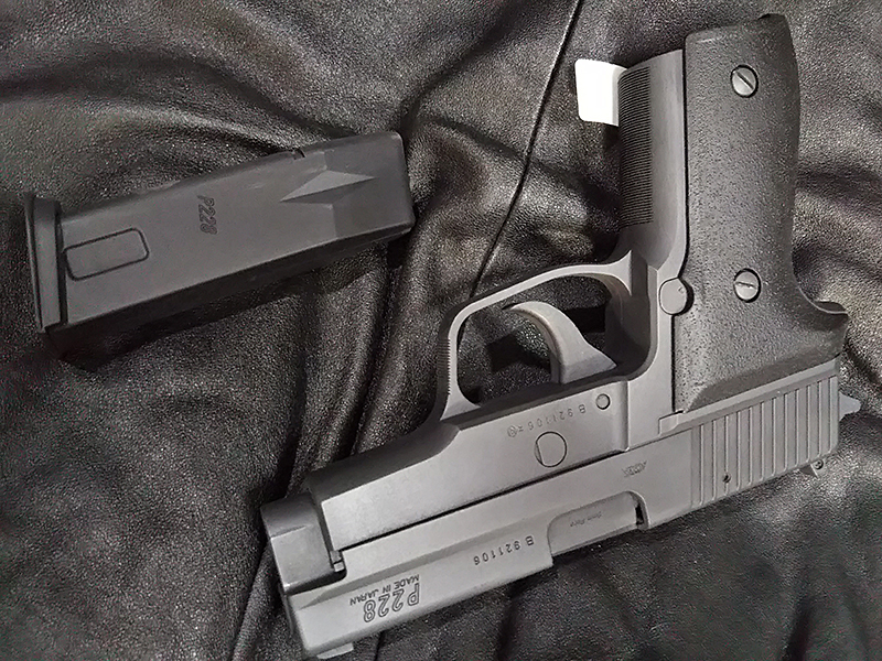 売れ筋商品 P228】(3928)マルイ18禁HOPエアコキ 強化カスタムエアガン トイガン