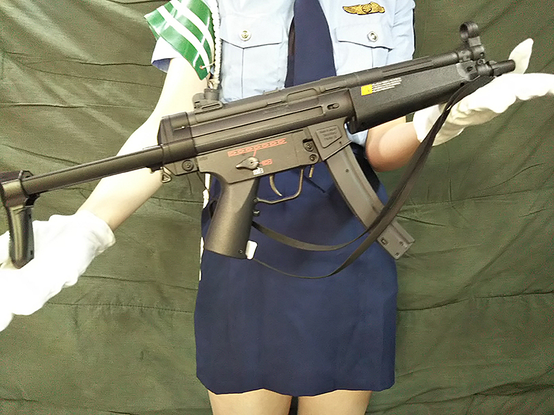 【MP5A5】（3677）マルイ10禁電動ガンボーイズ  プチ強化＆金属塗装 0.12g弾初速57ms GTF町田カスタム の画像2