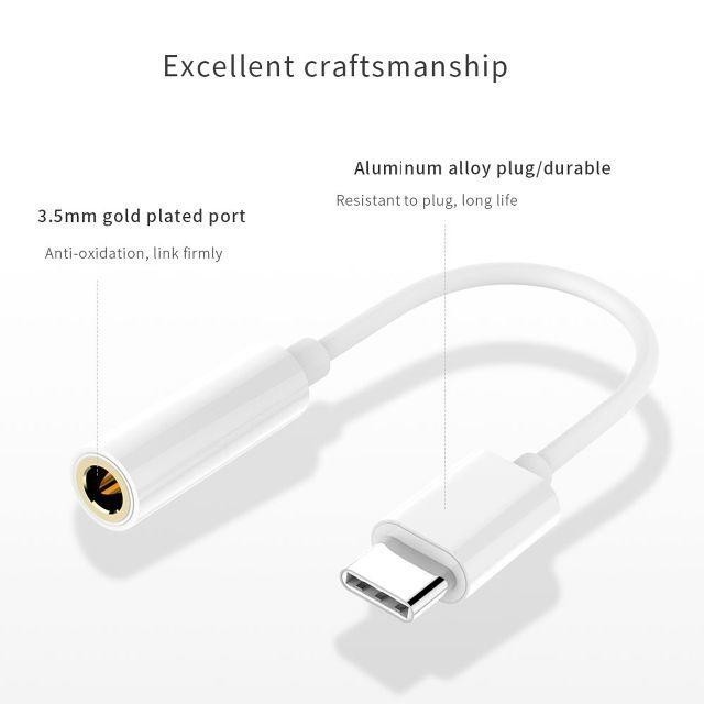 【DAC内蔵型タイプ】USB Type C → 3.5mmイヤホン 変換ケーブル 12cm ブラック_画像5