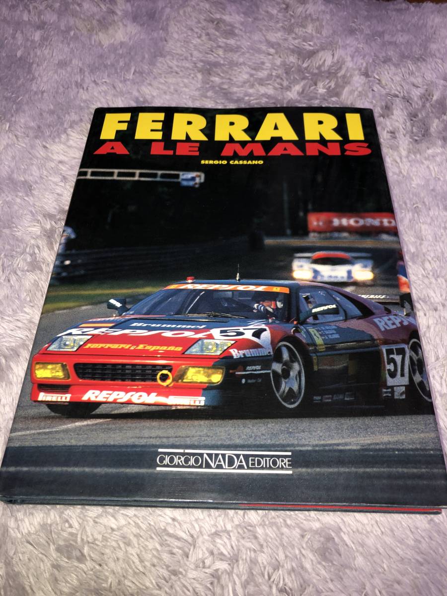 本 写真集 非常に貴重 洋書 イタリア語? FERRARI A LE MANS - 外車 本 写真集 非常に貴重 洋書 イタリア語? FERRARI A LE MANS - 外車