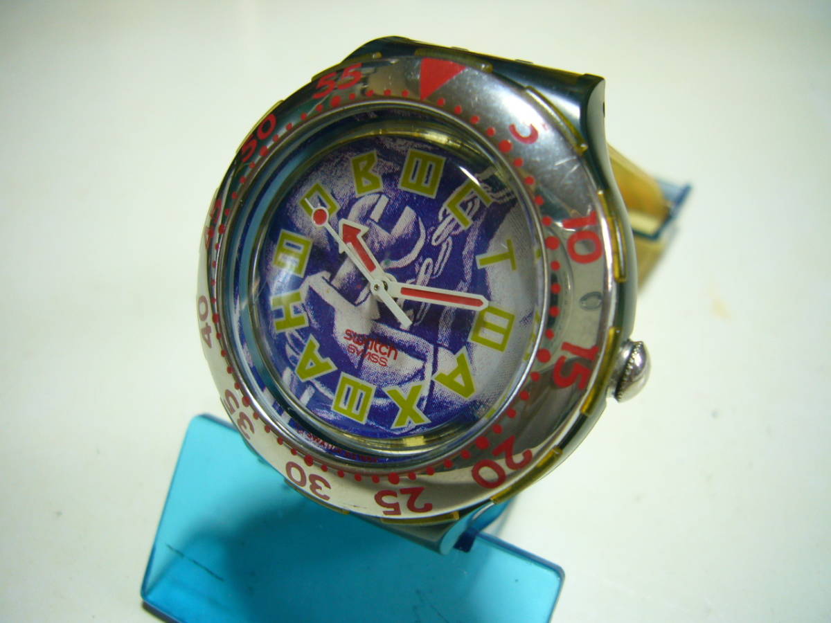 * Swatch SCUBA200 men's clock 1994 year Swatch scuba 200