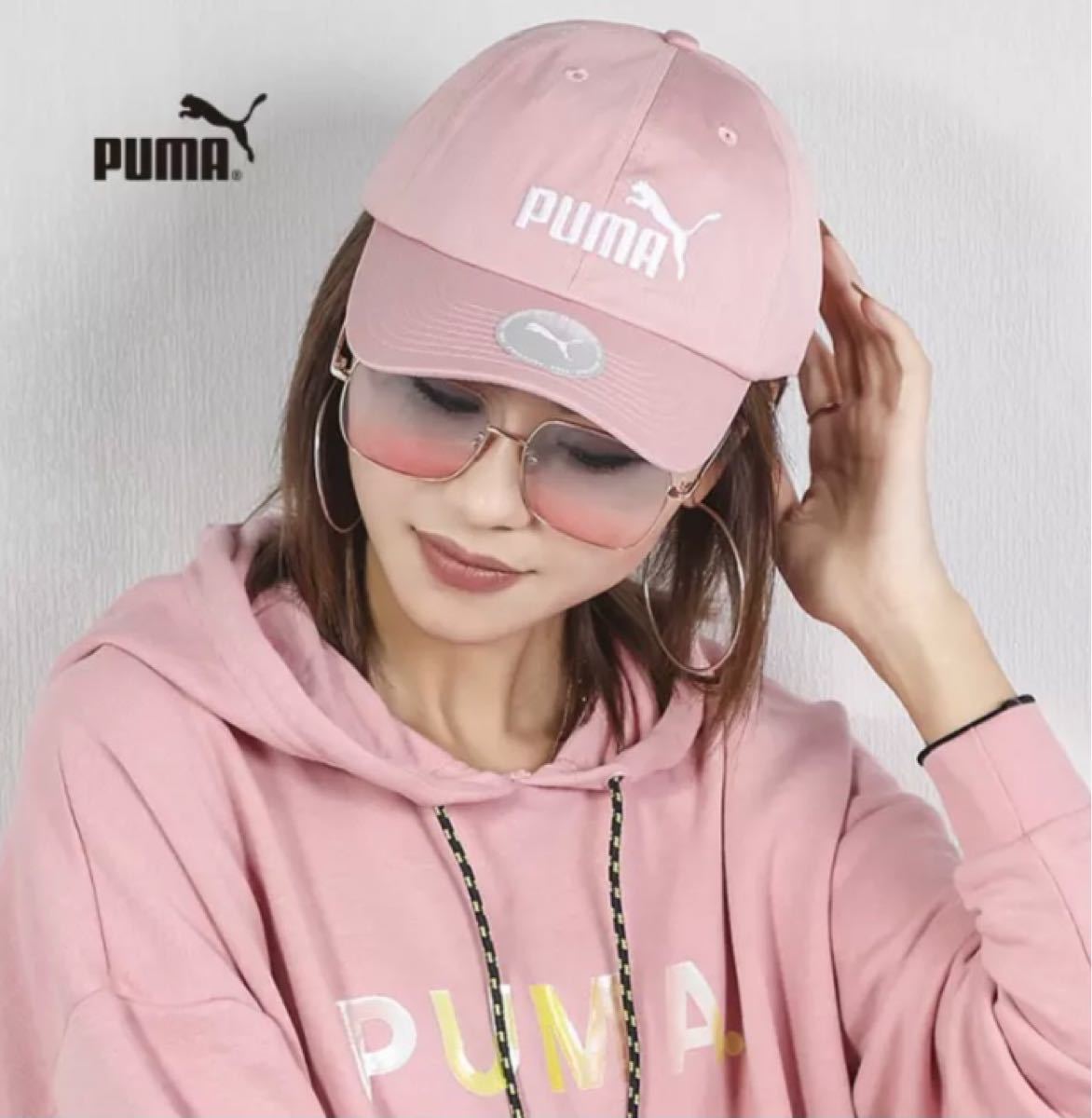 新品未使用！PUMA プーマキャップ ピンク - 帽子