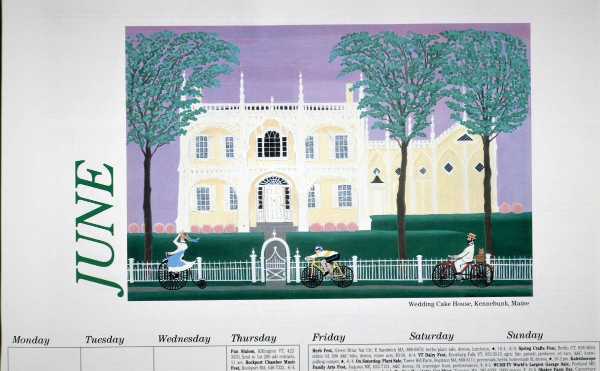 1989 Weekender's Calendar（The New England guide）