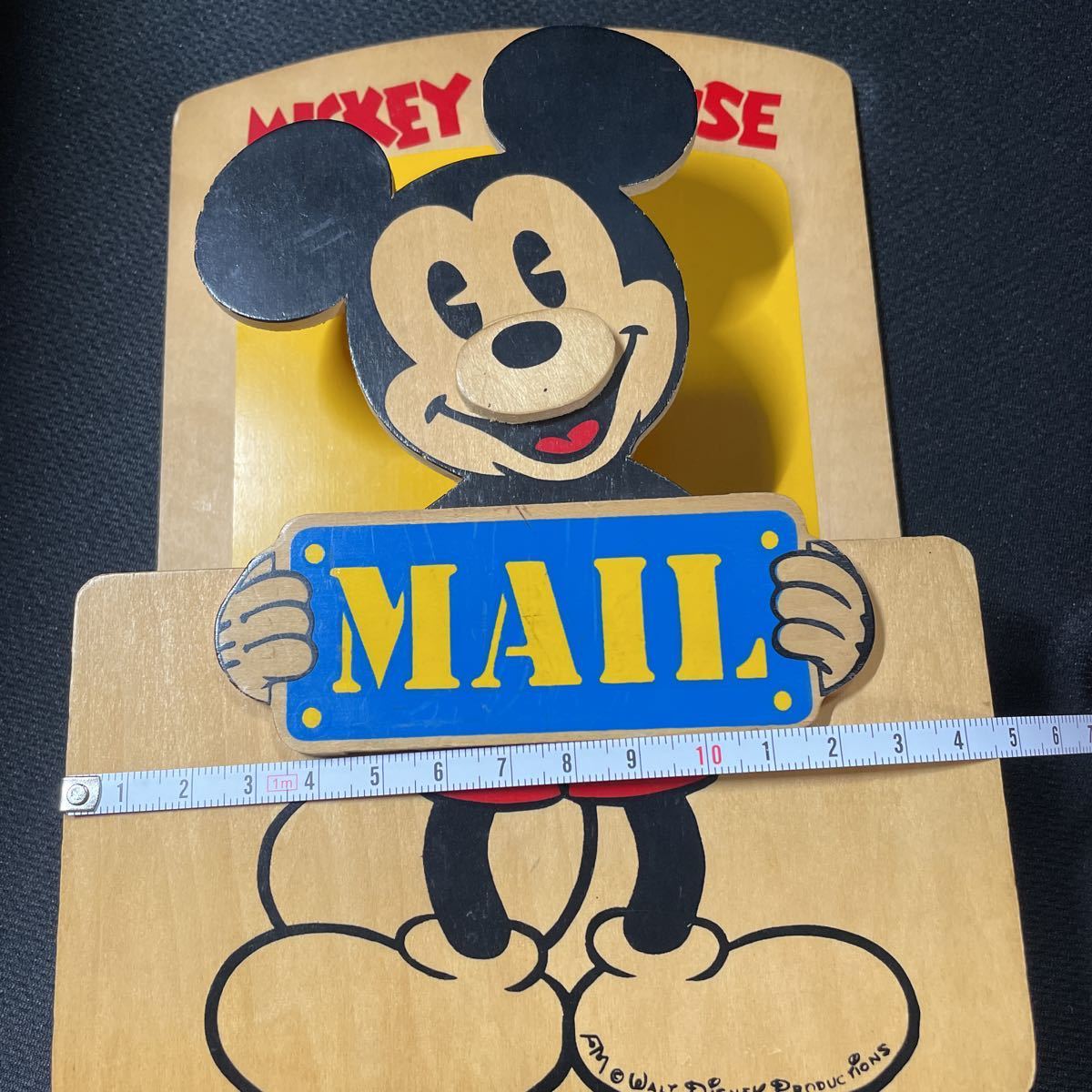 Paypayフリマ 当時物 昭和レトロ ミッキーマウス ディズニー 木製 Mail レターラック Paypayフリマ 当時物 昭和レトロ ミッキーマウス ディズニー 木製 Mail レターラック