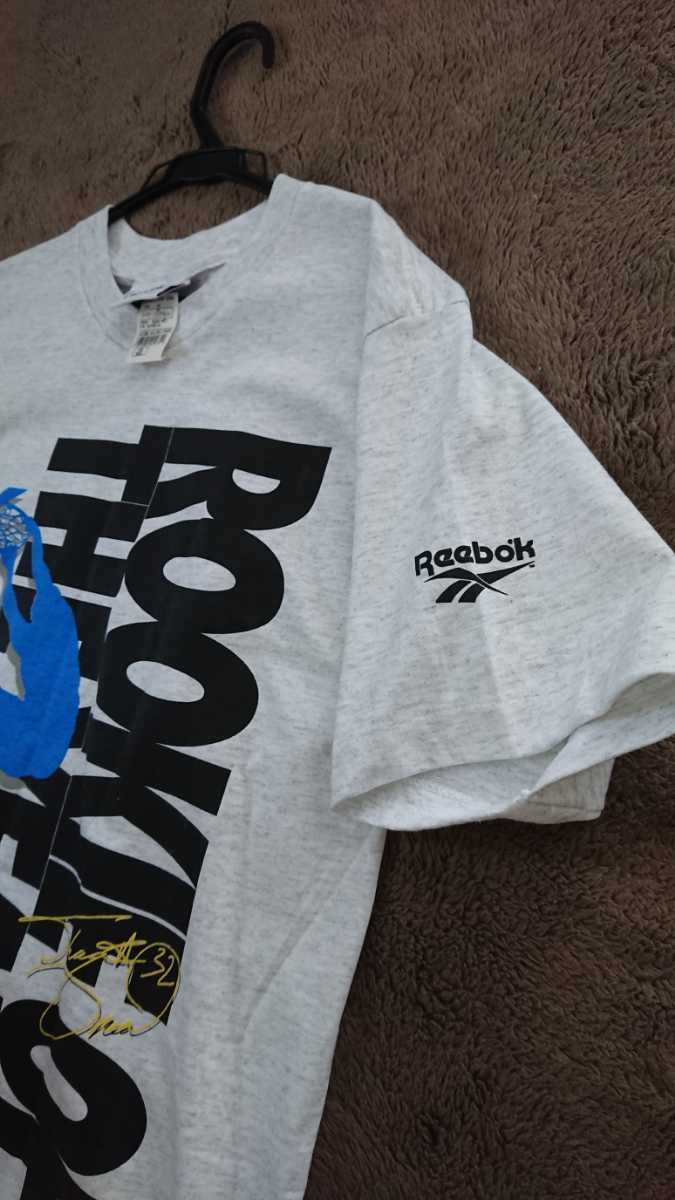 1994年新品 Reebok シャキール オニール リーボック Tシャツ M シャック マジック LA レイカーズ NBA ORLANDO MAJIC LA LAKERS Reebok_画像6