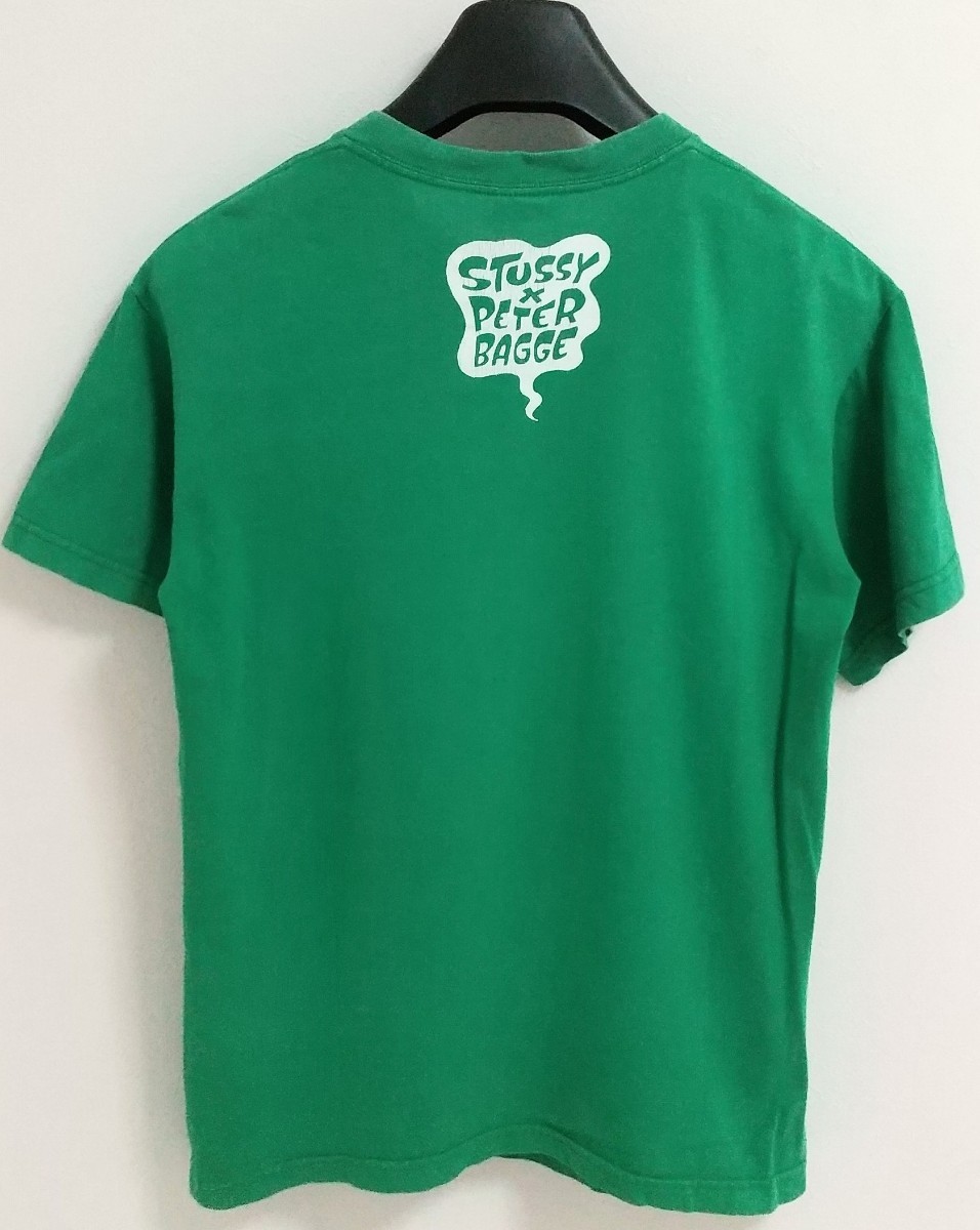 ステューシー メンズTシャツ 半袖Tシャツ グリーン ピーター ステューシー メンズTシャツ 半袖Tシャツ グリーン ピーター