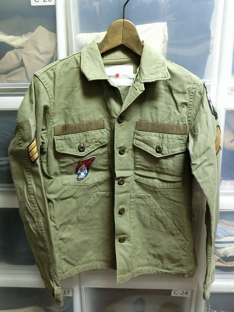 現品限り一斉値下げ! marka ミリタリーシャツ 1 オリーブ #M10A