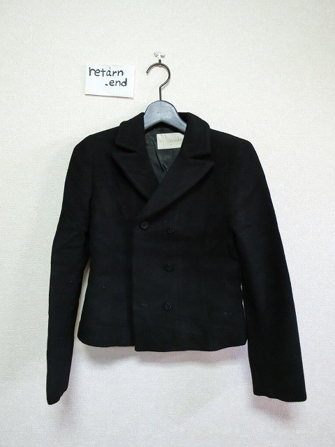 Harrods Pコート 3 ジャケット ブラック #1253008 ハロッズ