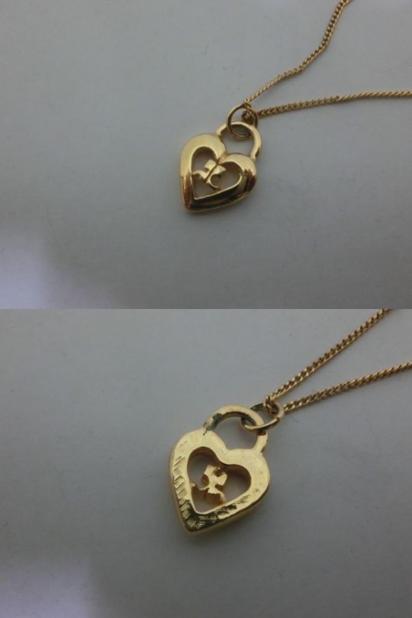 Courreges Heart necklace pendant Gold Courreges 