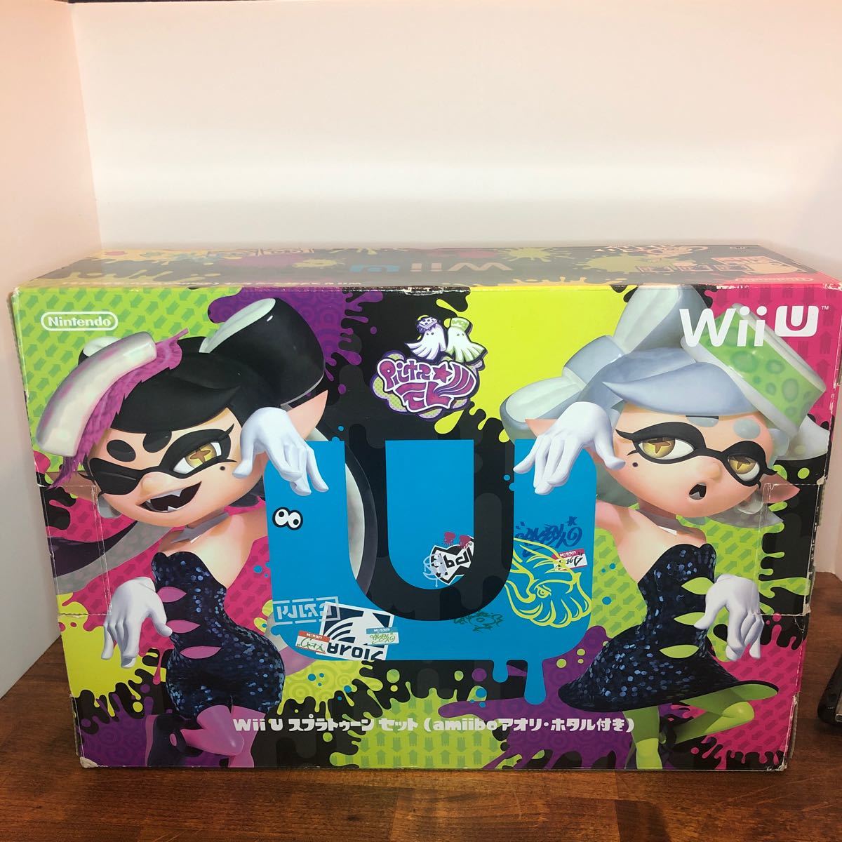 WiiU スプラトゥーンセット amiibo、タッチペン欠品