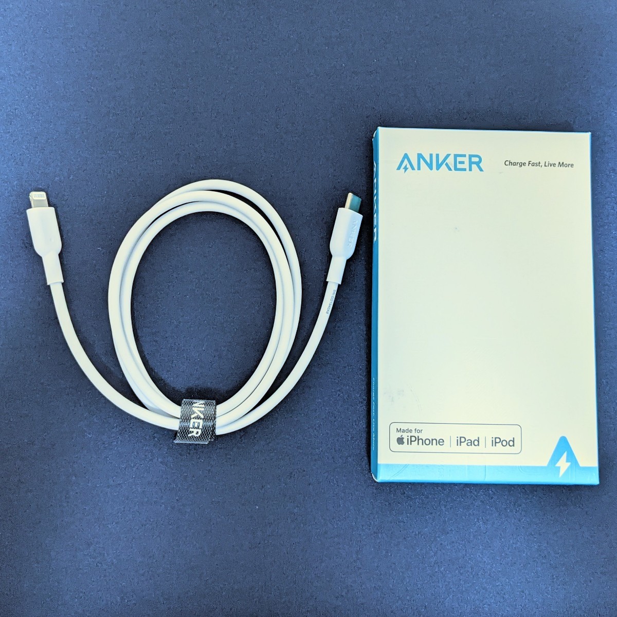 【外箱開封済み・未使用】Anker PowerLine II USB-C & ライトニングケーブル 0.9m 2本セット