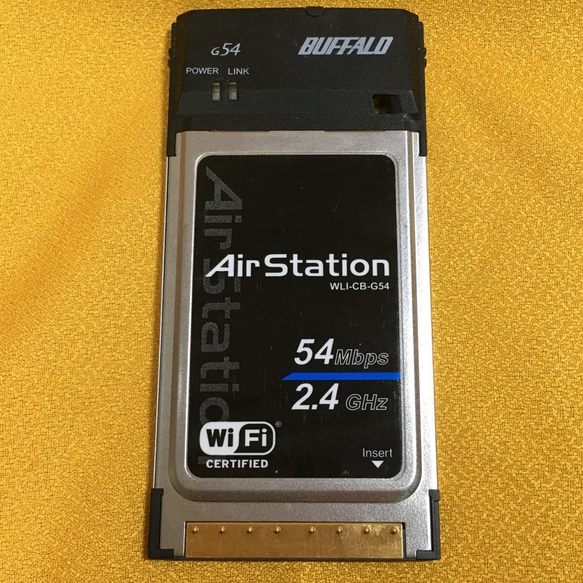 無線LANカード BUFFALO WLI-CB-G54